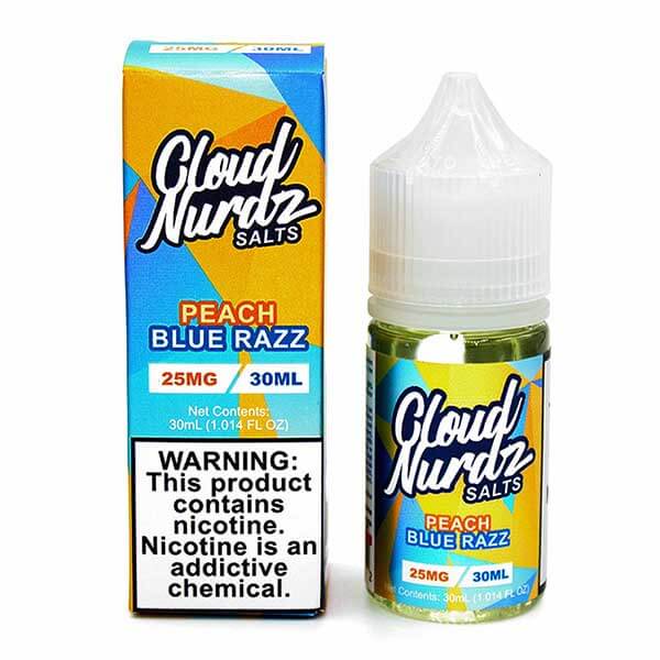 Cloud Nurdz Salt 30ML Peach Blue Razz