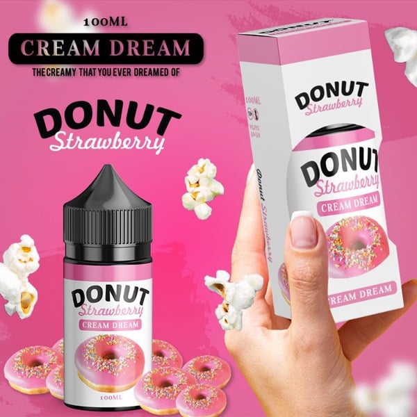 Donut Strawberry Cream Dream 100ML 1