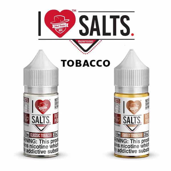 I LOVE SALT Tobacco Eliquid 1