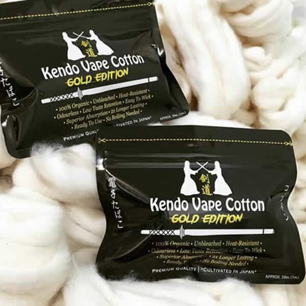 Kendo Vape Cotton Gold Edition 3