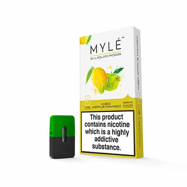 MYLE Vape Pod New Version ICED Apple Mango