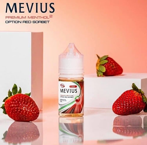 Mevius Ice Premium Menthol Saltnic 30ML 30MG Option Red Sorbet 1