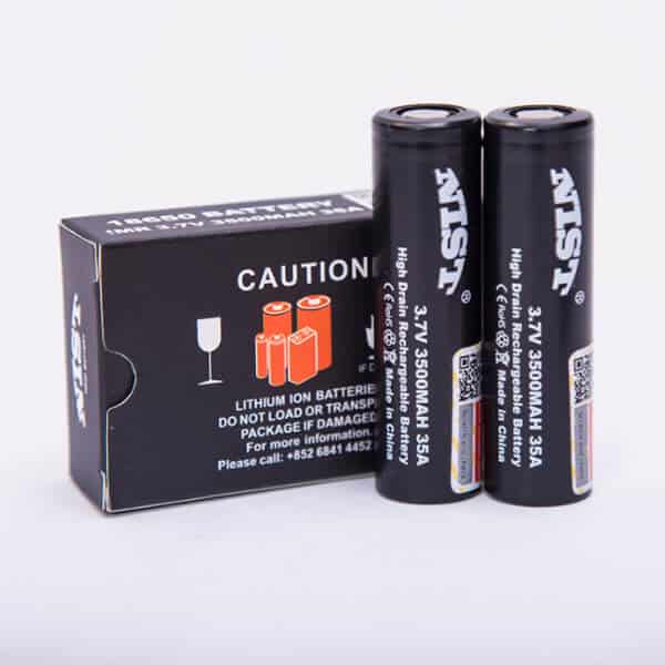 NIST Black 18650 Battery 3500mah 2 1