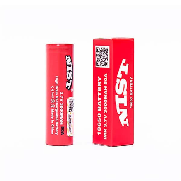 NIST RED 18650 Battery 3000mah 1 1