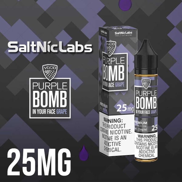 Purple Bomb Vgod Saltnic 25MG