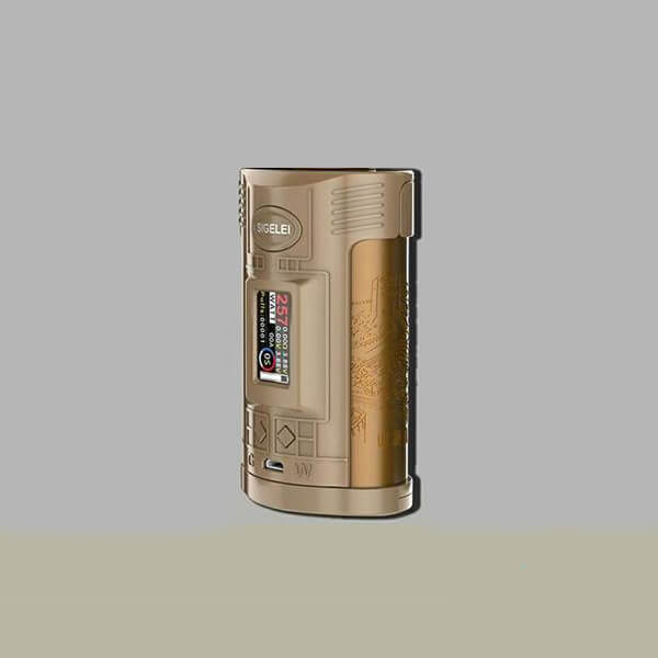 Sigelei GW 257W Box Mod Coffee Gold 1