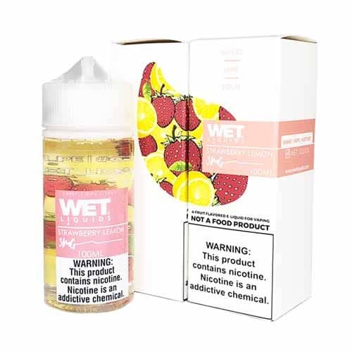 Strawberry Lemon eJuice by Wet Liquids 100ML 3MG