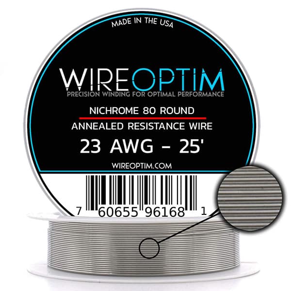 WIREOPTIM Nichrome 80 Wire 23AWG