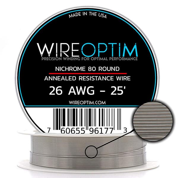 WIREOPTIM Nichrome 80 Wire 26AWG