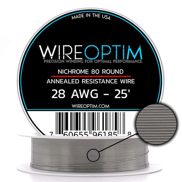 WIREOPTIM Nichrome 80 Wire 28AWG