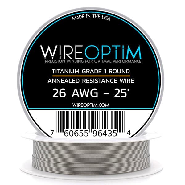 WIREOPTIM Titanium Grade 1 Wire 26AWG