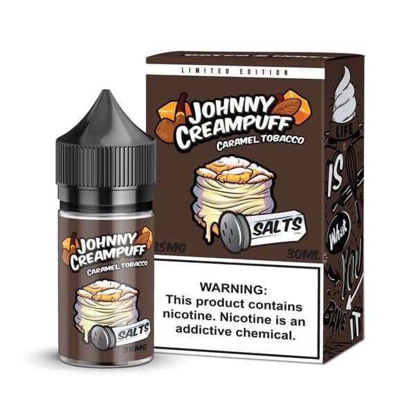 Caramel Tobacco Johnny Creampuff Saltnic 1