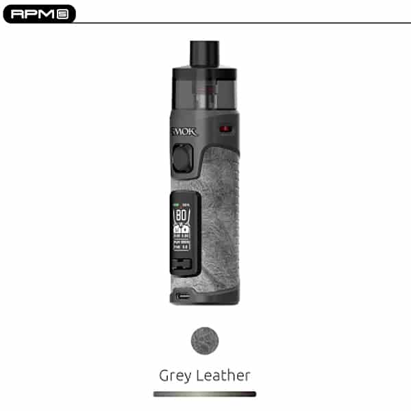 RPM 5 Pod Kit Smoktech Grey Leather