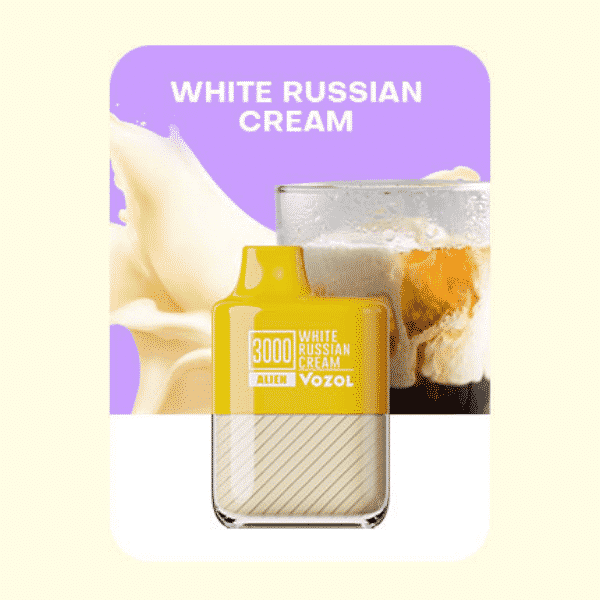 VOZOL Alien 3000 Disposable Kit White Russian Cream