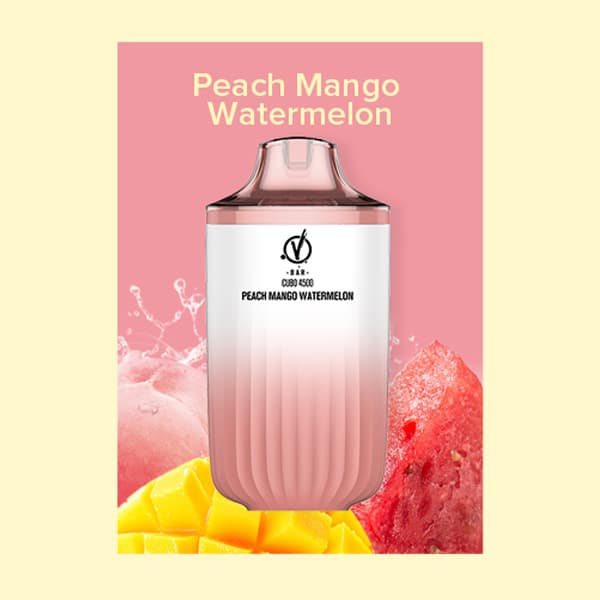 Linvo Cubo 4500 Disposable Kit Vbar Peach Mango Watermelon