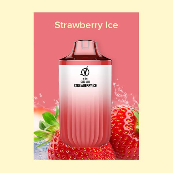 Linvo Cubo 4500 Disposable Kit Vbar Strawberry Ice