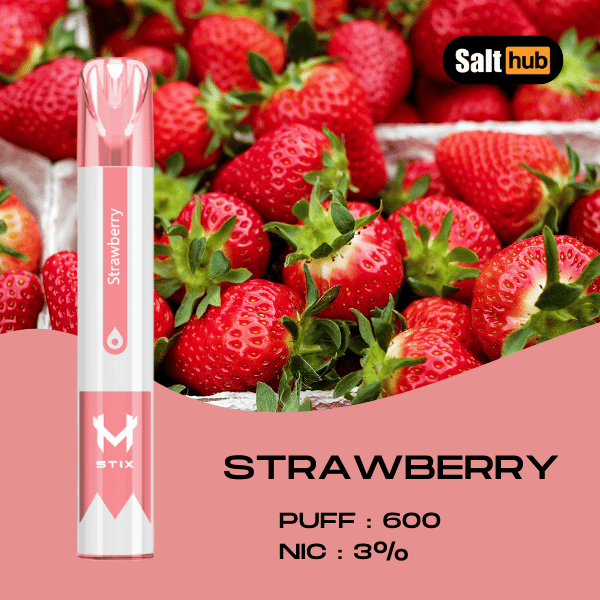 M STIX Disposable Pod Salt Hub Strawberry