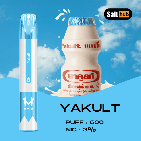 M STIX Disposable Pod Salt Hub Yakult
