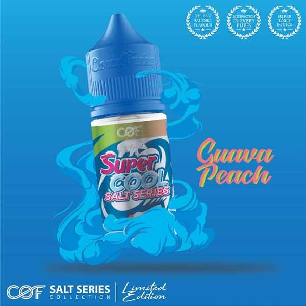 Super Cool COF Salt 30ml Guava Peach 1