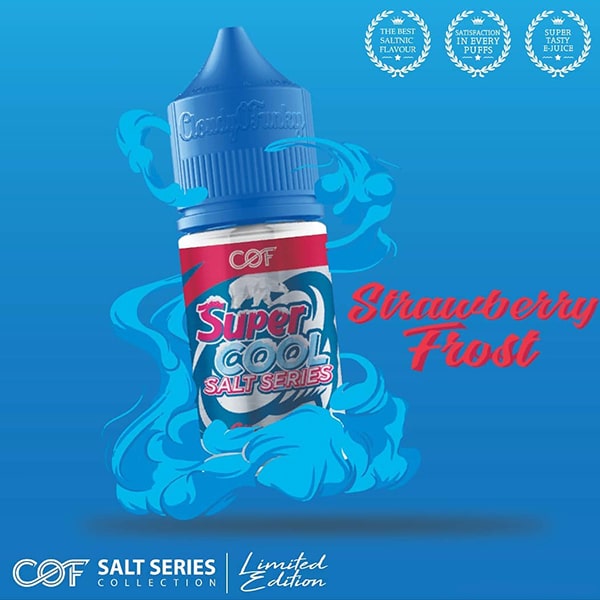 Super Cool COF Salt 30ml Strawberry Frost 1