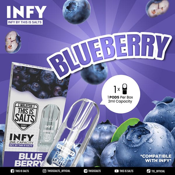 INFY Pod Cartridge This is Salt Blueberry