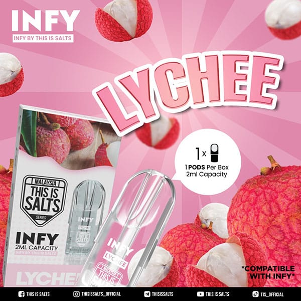 INFY Pod Cartridge This is Salt Lychee