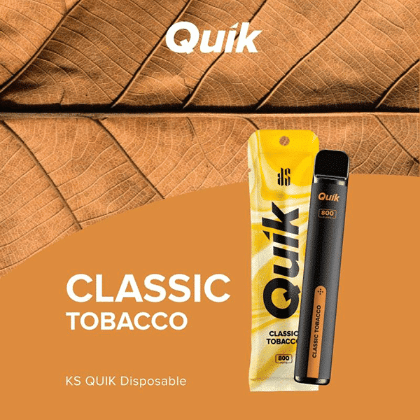 KS Quick 800puffs Classic Tobacco