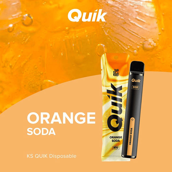 KS Quick 800puffs Orange Soda