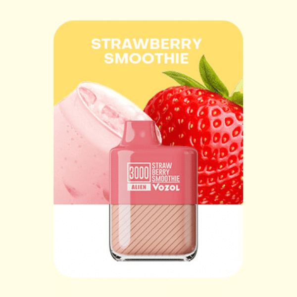 VOZOL Alien 3000 Disposable Kit Strawberry Smoothie