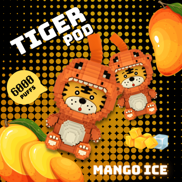 Chengda Tiger Disposable Pod 6000Puff Mango Ice