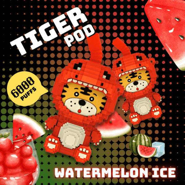 Chengda Tiger Disposable Pod 6000Puff Watermelon Ice