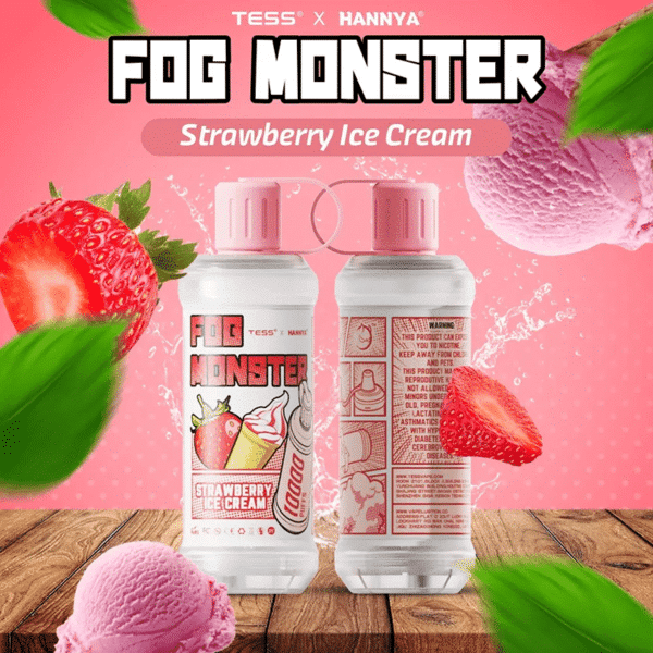 Fog Monster Disposable Pod 10000 Puff Strawberry Ice Cream