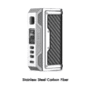 LostVape Thelema Quest 200W Box Mod Stainless Steel Carbon Fiber