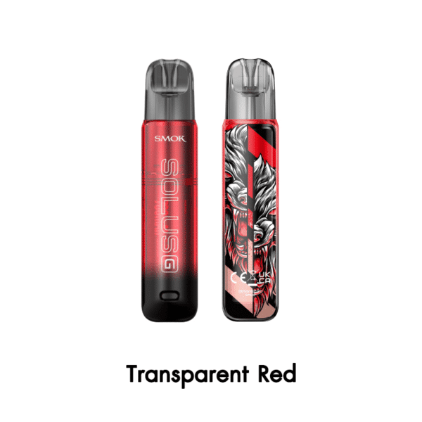 Solus G Pod Kit Smoktech Transparent Red