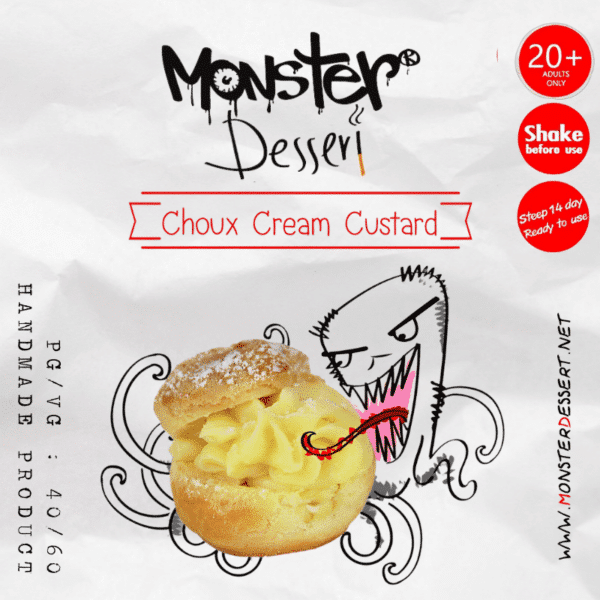 Monster Dessert Freebase Choux Cream Custard 2