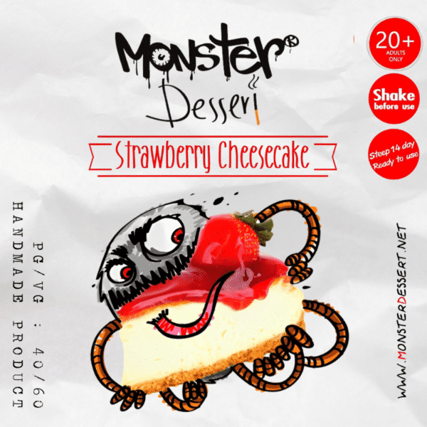 Monster Dessert Freebase Strawberry Cheesecake 2