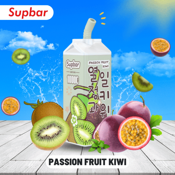 Supbar Juice Box Disposable Pod 10000puffs passion fruit kiwi