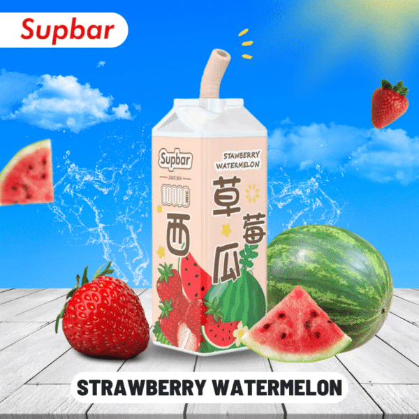 Supbar Juice Box Disposable Pod 10000puffs strawberry watermelon