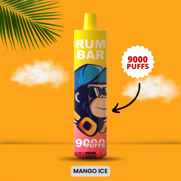 RUM BAR 9000puffs Disposable Vape Mango Ice