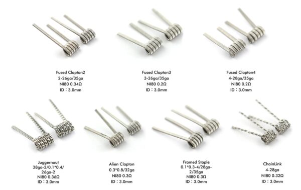 7 In 1 Pre Built Coils image 1