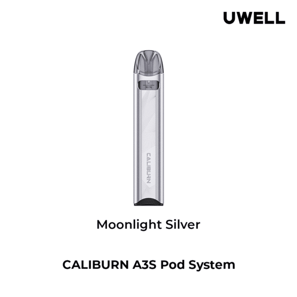 Caliburn A3S Pod Kit Uwell Moonlight Silver