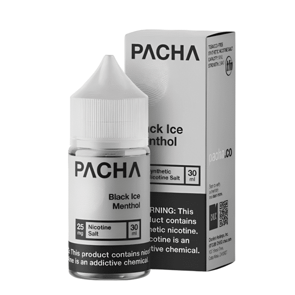 Pachamama salt 30ml Black ice menthol