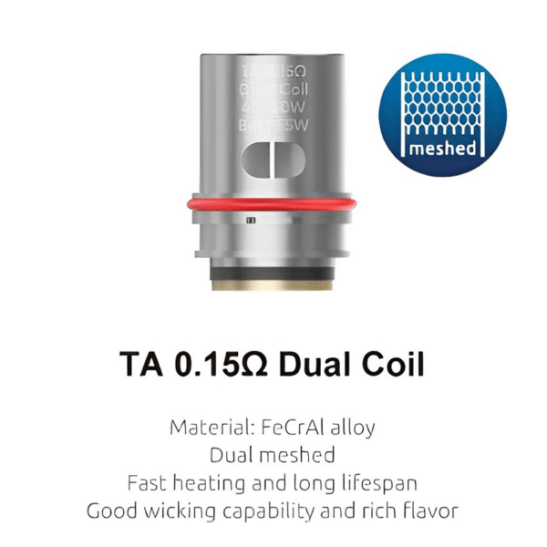 T Air Replacement Coil Smoktech TA 0 15ohm