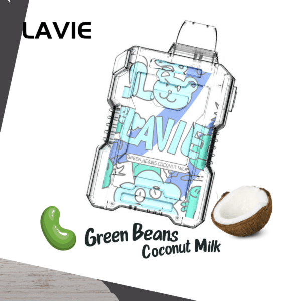 Lavie NIO BOX 9000 Puffs Disposable Vape Green Beans Coconut Milk