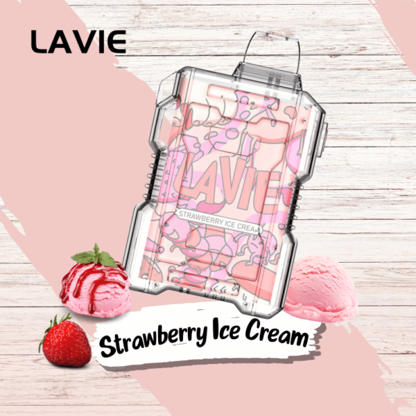 Lavie NIO BOX 9000 Puffs Disposable Vape Strawberry Ice Cream