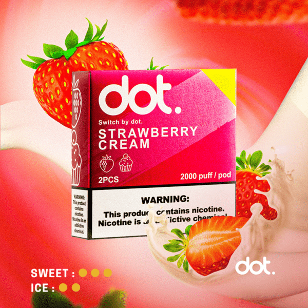Dot Switch Pod Strawberry Cream