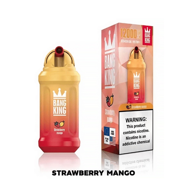 Bang King 12000 Puffs Disposable strawberry mango