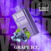 Komodo V Mod 12000 puffs Disposable Vape Grape Ice