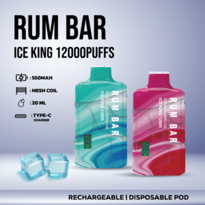 Rum Bar Ice King 12000Puffs Disposable Pod 1