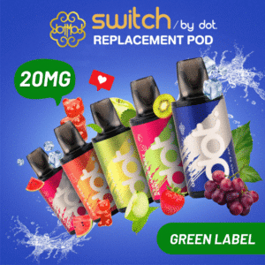 Dot Switch Pod Green label